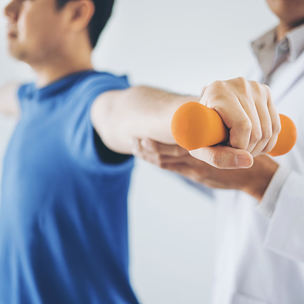 Physical therapy concept